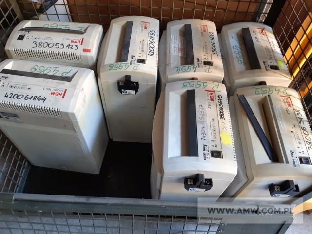 Sprzęt elektroniczny – pakiet zawierający 40 poz. asort. (wg oddzielnego wykazu), w tym: klimatyzatory, niszczarki, radiomagnetofon, odkurzacz 